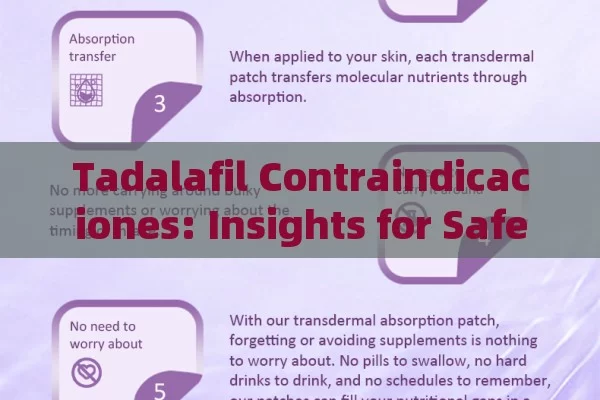 Tadalafil Contraindicaciones: Insights for Safe Medication Use