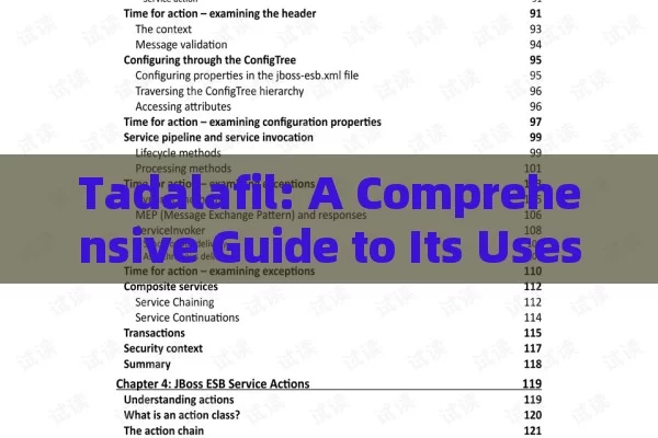 Tadalafil: A Comprehensive Guide to Its Uses & Benefits